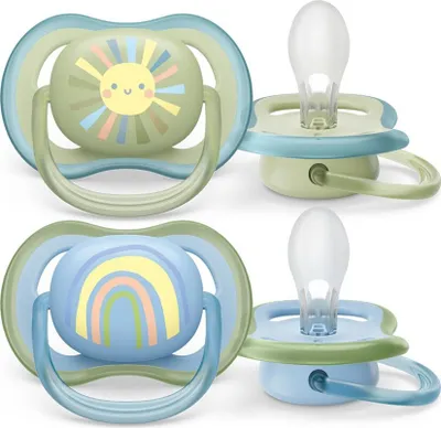 Produktbild von Philips Avent Schnuller Ultra Air SCF085 0-6 Monate Silikon BPA frei 2er Set