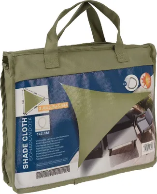 Image de ProGarden Voile d'ombrage 3,6x3,6x3,6 m Vert Triangulaire