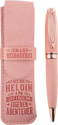 Produktbild von History & Heraldry Bamboo Persönlicher und individueller Kuli Kugelschreiber Stift mit Namen und Spruch Personalisiertes Etui Monogramm-Design persönliches Geschenk (Kuli Jemand Besonderes (W))