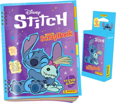 Produktbild von Panini Stitch Sticker - Super ScrapBook Sammelsticker - 1 Album + 1 Blister
