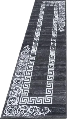 Produktbild von Kurzflor Teppich MIAMI Grau 80 x 300 cm