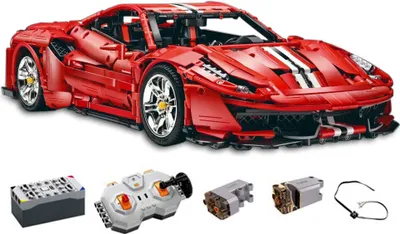 Obrázek produktu pro CaDA MASTER Itálie Super Car červená 1:8 včetně pohonného systému (3187 dílů)