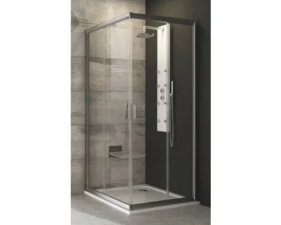 Immagine prodotto di Un lato della cabina doccia RAVAK Blix BLRV2K-90 satinato+trasparente 1XV70U00Z1