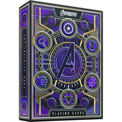 Produktbild von Theory11 - Kartendeck - Marvel Avengers: The Infinity Saga Kartenspiel Purple Karten Spielkarten