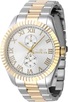 Zdjęcie produktu dla Invicta Specialty 47426 Zegarek Męski - Mechanizm Kwarcowy - Stal Nierdzewna ze Srebrną Tarcza - 43 mm