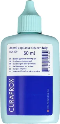 Produktbild von 1x Curaprox Daily Prothesenreinigung Gel 60 ml + 1x Prothesenreiniger Weekly 100 ml