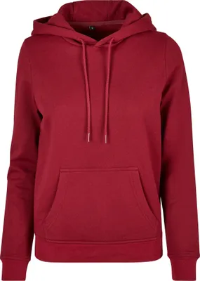 Immagine prodotto di Build Your Brand - Felpa con cappuccio "Basic" da donna LT5454 (XL) (rosso bordeaux)