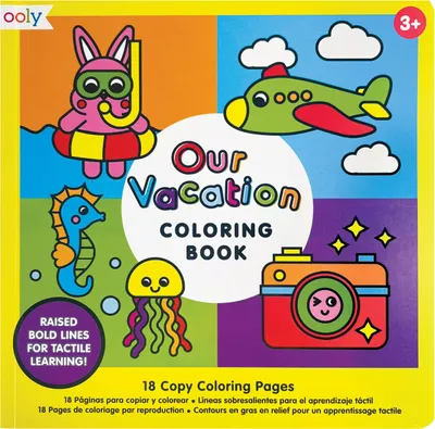 Produktbild von Ooly Malbuch Urlaub kreativer Malspaß für Kinder