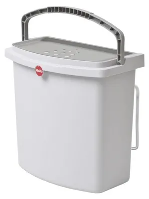 Obrázek produktu pro Hailo multifunkční kbelík 1715459, nástěnný držák pro 1068099, bílý
