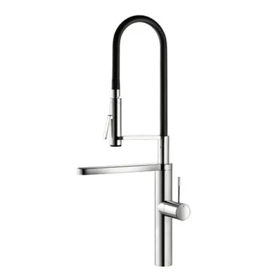 Produktbild von KWC Ono Highflex 2, Spültischarmatur, Edelstahl, Hochdruck