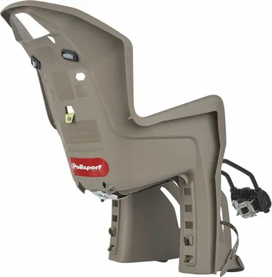Produktbild von POLISPORT Koolah FF Kinderfahrradsitz hinten Rahmenmontage - Braun/Grün