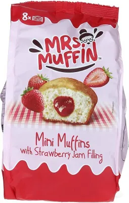 Produktbild von MRS. MUFFIN Mini Muffins, Erdbeere 200g