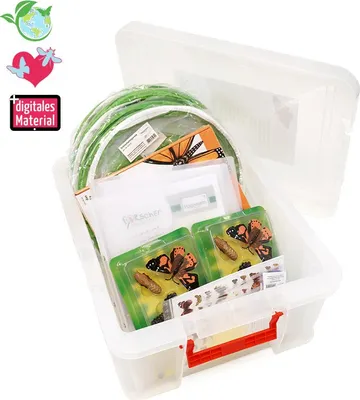 Produktbild von TimeTEX Forscherkoffer "Schmetterlings-Zucht", 46-tlg.