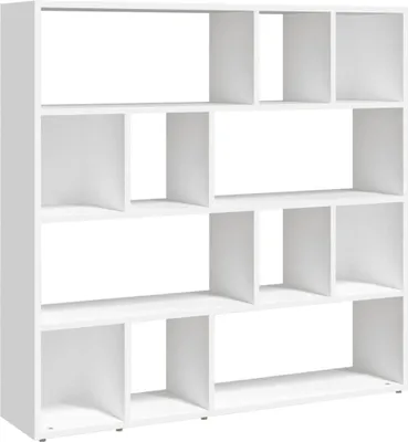 Produktbild von vidaXL Bücherregal/Raumteiler Weiß 105x24x102 cm