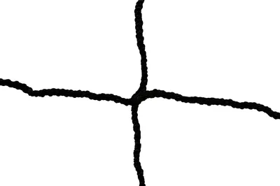 Produktbild von Fußballnetz 6 x 2,1 m schwarz- Durchmesser: 3 mm.