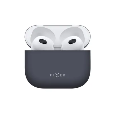 Immagine prodotto di Custodia protettiva fissa in silicone per Apple AirPods 3, blu scuro
