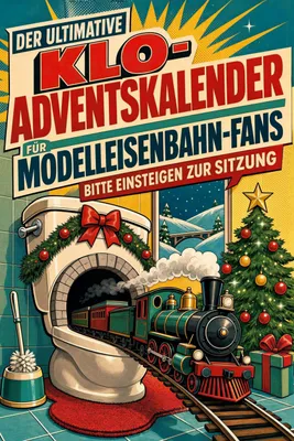 Produktbild von Der ultimative Klo-Adventskalender für Modelleisenbahn-Fans