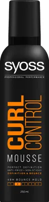 Obrázok produktu pre Syoss Curl Control Mousse Pena pre kučeravé vlasy, 250ml