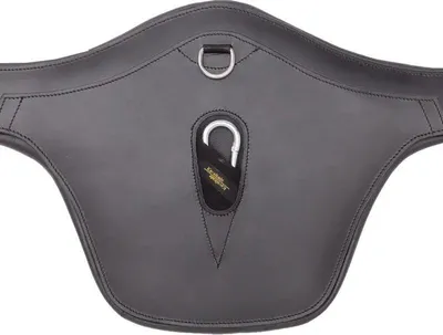 Immagine prodotto di Cintura di protezione per tacchetti in pelle, colore:nero, misura:120cm