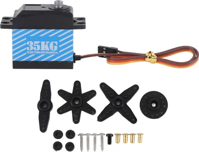 Obrázok produktu pre RC navijak Servo vodotesný pre 1/10 Crawler Car Ship Robot Model Upgrades Parts Blue
