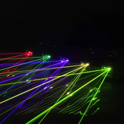 Produktbild von Ybeiyuan – Bühnenbeleuchtung – RGB-Laserlampe – Professionelle Bühnen- und DJ-Beleuchtung – DMX-Bühnenlicht