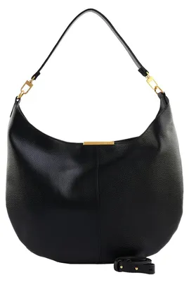 Produktbild von Ted Baker Leder Schultertasche Ammilia Bar Detail Slouchy Hobo Bag Black schwarz