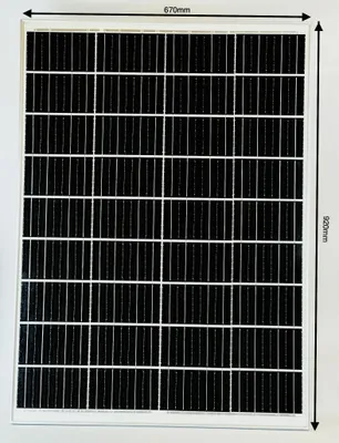 Produktbild von 12V Solarmodul 100 W Solarpanel Solarzelle Monokristallin Solar mit 36 Zellen