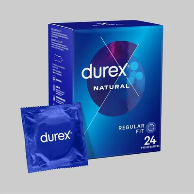 Produktbild von Durex Natural Classic Latex 24 Kondome