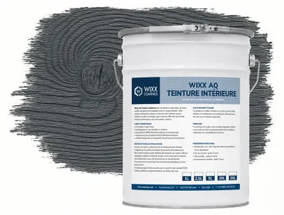 Image de Wixx AQ Teinture Intérieure - Anthracite - 20L