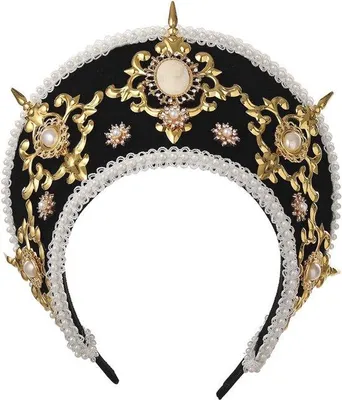 Productafbeelding van Middeleeuwse Tudor Koningin Hoofdband Headdress Tiara Hoed