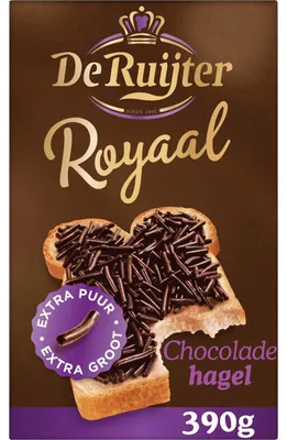 Image de De Ruijter Royale Hail Chocolate Sprinkles 390g - Premium Chocolate Sprinkles