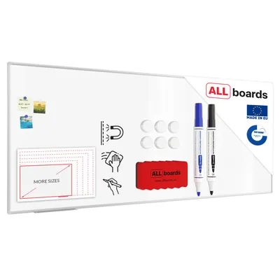 Produktbild von Magnetisches Whiteboard - PREMIUM EXPO Alurahmen 240x100cm