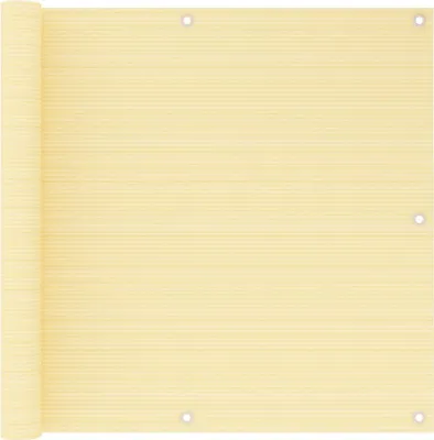 Produktbild von Balkon-Sichtschutz Beige 90x500 cm HDPE