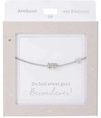 Produktbild von Depesche Armband BFF Silber Freundschaft Geschenk Mädchen