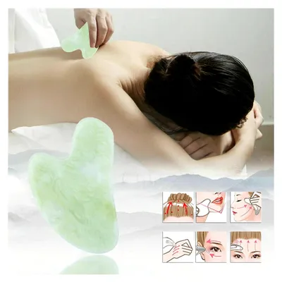 Produktbild von Natürlicher Gua Sha Stein für die Gesichtspflege und Massage
