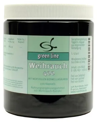 Immagine prodotto di Green Line Nutritheke Weihrauch, 400 capsule, 270 capsule