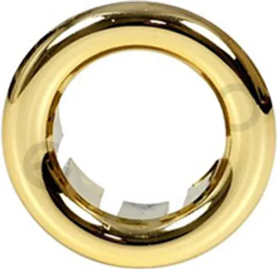Produktbild von Rosette für Überlaufloch 25 mm Kunststoff vergoldet