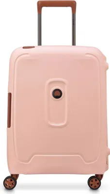 Image de DELSEY PARIS trolley Moncey 4 Double Rolls Cabin Trolley Slim 55 Light Pink rose