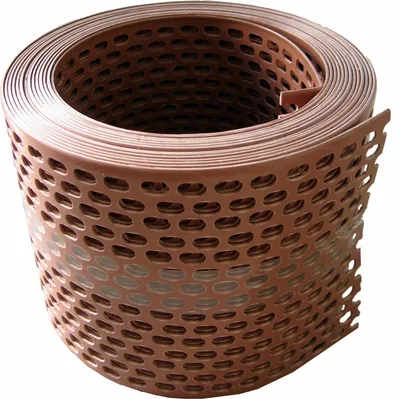 Produktbild von Traufgitter 150 mm ziegelrot / Rolle a 5 lfm