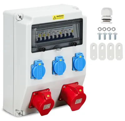 Productafbeelding van Stroomverdeler 3x230V+1x16A+1x32A/400V CEE 5-polig