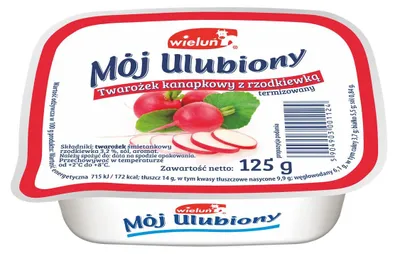Zdjęcie produktu dla Twarożek kanapkowy Mój Ulubiony z rzodkiewką 125 g