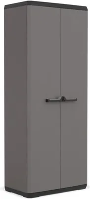 Produktbild von Dulap multifucntional 3 rafturi Keter Piu 241541, 10 kg/raft, certificat TUV GS, 68x39x166 cm dimensiune, gri/u