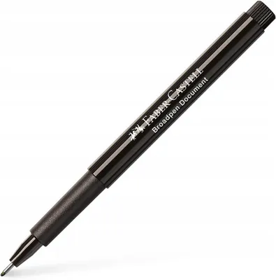 Obrázek produktu pro Faber-Castell 155499 - Fineliner Broadpen 1554 - 0,8 mm - Černá