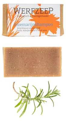 Productafbeelding van Werfzeep Rozemarijnshampoo 100 gram