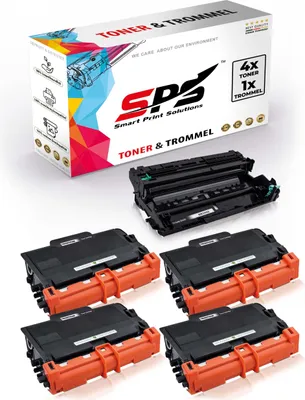 Produktbild von 4x TN3430 Toner Schwarz + 1x DR3400 Trommel kompatibel für Brother DCP-L5502 Brother DR3400 Brother TN3430 DCP-L5500 DCP-L5500D DCP-L5500DN DCP-L5502 DCP-L5502DN DCP-L5600 DCP-L5600DN DCP-L5602 DCP-L5602DN DCP-L5650 DCP-L5650DN DCP-L5652 DCP-L5652DN DCP-L