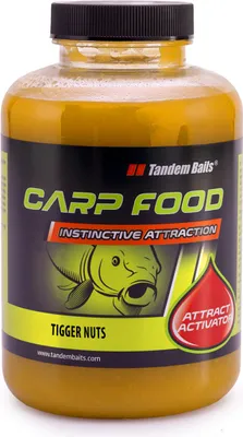 Produktbild von Tandem Baits Carp Food Attractive Activator Tigernüsse Erdmandel, Karpfen Angeln ohne Mühe, Köder zum Große-Fische-Angeln, Karpfenzubehör für Profis & Hobby-Angler 5 ml
