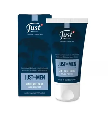 Obrázek produktu pro JUST FOR MEN 2v1 balzám pro péči o obličej Calm & Protect 75 ml