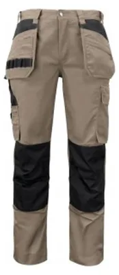 Produktbild von Projob - "5531" Arbeitshosen für Herren ET1206 (36R) (Khaki)