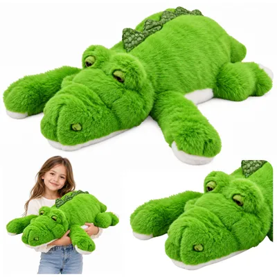 Obrázek produktu pro Plyšový krokodýl zelený vážený (75 cm)