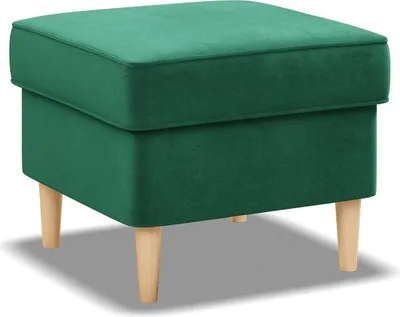 Produktbild von Fußhocker für Sessel, Pouffe-Fußhocker, wohnzimmer Sitzpouf 49x49cm, Dunkelblau
